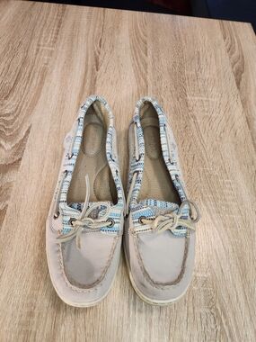 Sperry Top-Sider Angelfish Rafia Stripe Boat Shoes